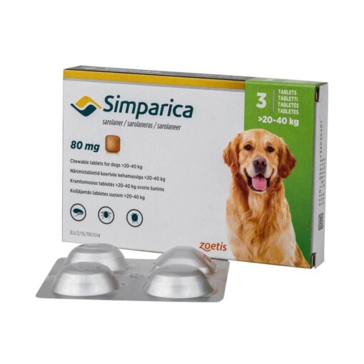 SIMPARICA 80 mg 20-40kgr