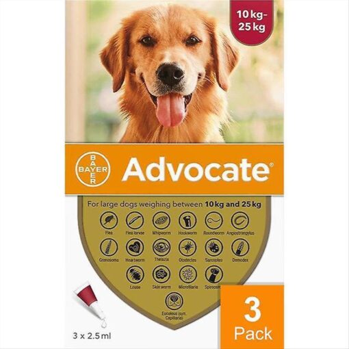 ADVOCATE 10-25kgr 2.5ml