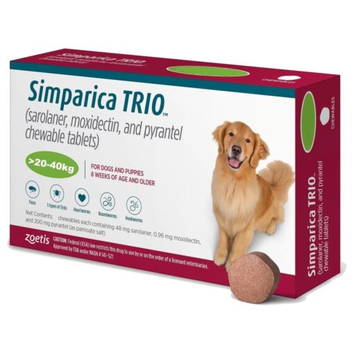 SIMPARICA TRIO 20-40 kg