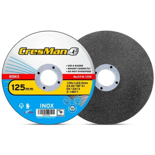 ΔΙΣΚΟΣ ΚΟΠΗΣ INOX CRESMAN 125mmX1mm